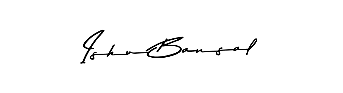 How to make Ishu Bansal signature? Asem Kandis PERSONAL USE is a professional autograph style. Create handwritten signature for Ishu Bansal name. Ishu Bansal signature style 9 images and pictures png