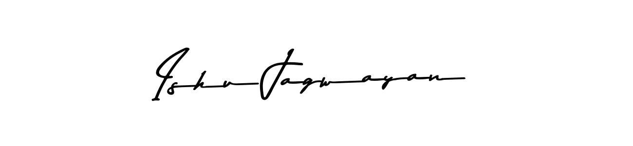 Ishu Jagwayan stylish signature style. Best Handwritten Sign (Asem Kandis PERSONAL USE) for my name. Handwritten Signature Collection Ideas for my name Ishu Jagwayan. Ishu Jagwayan signature style 9 images and pictures png