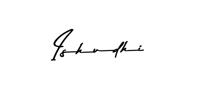 Design your own signature with our free online signature maker. With this signature software, you can create a handwritten (Asem Kandis PERSONAL USE) signature for name Ishudhi. Ishudhi signature style 9 images and pictures png