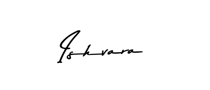 How to make Ishvara name signature. Use Asem Kandis PERSONAL USE style for creating short signs online. This is the latest handwritten sign. Ishvara signature style 9 images and pictures png