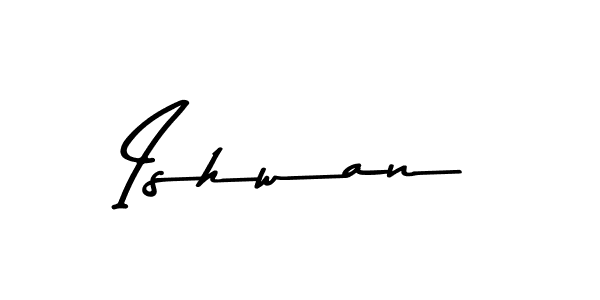How to make Ishwan name signature. Use Asem Kandis PERSONAL USE style for creating short signs online. This is the latest handwritten sign. Ishwan signature style 9 images and pictures png