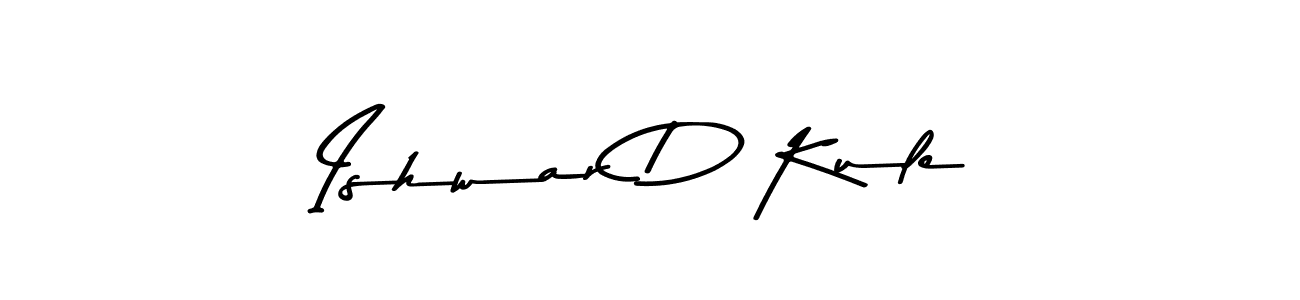 Design your own signature with our free online signature maker. With this signature software, you can create a handwritten (Asem Kandis PERSONAL USE) signature for name Ishwar D Kule. Ishwar D Kule signature style 9 images and pictures png