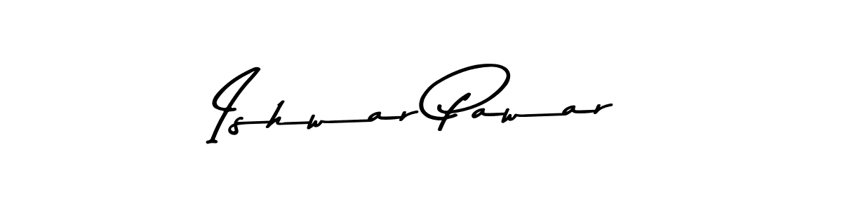 How to make Ishwar Pawar signature? Asem Kandis PERSONAL USE is a professional autograph style. Create handwritten signature for Ishwar Pawar name. Ishwar Pawar signature style 9 images and pictures png