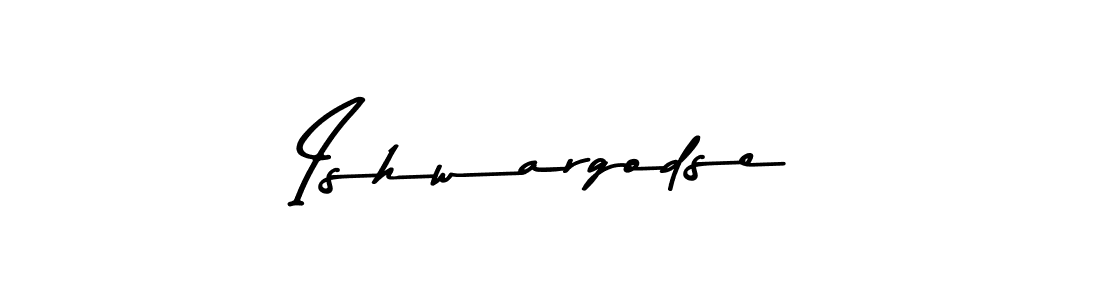 You should practise on your own different ways (Asem Kandis PERSONAL USE) to write your name (Ishwargodse) in signature. don't let someone else do it for you. Ishwargodse signature style 9 images and pictures png