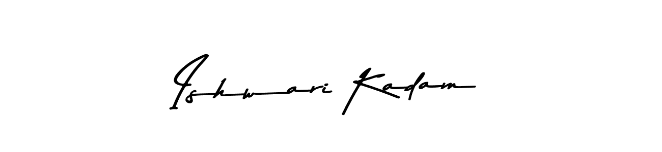 Asem Kandis PERSONAL USE is a professional signature style that is perfect for those who want to add a touch of class to their signature. It is also a great choice for those who want to make their signature more unique. Get Ishwari Kadam name to fancy signature for free. Ishwari Kadam signature style 9 images and pictures png