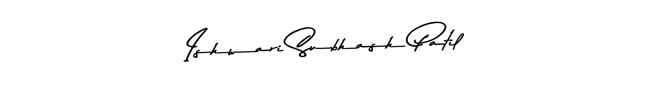 This is the best signature style for the Ishwari Subhash Patil name. Also you like these signature font (Asem Kandis PERSONAL USE). Mix name signature. Ishwari Subhash Patil signature style 9 images and pictures png