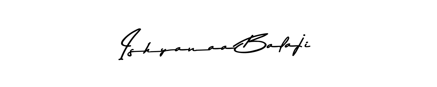 Design your own signature with our free online signature maker. With this signature software, you can create a handwritten (Asem Kandis PERSONAL USE) signature for name Ishyanaa Balaji. Ishyanaa Balaji signature style 9 images and pictures png