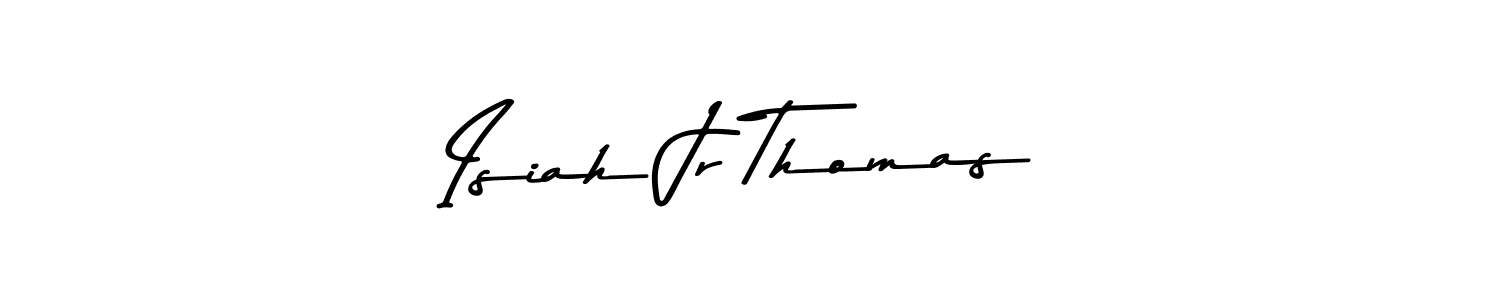 You should practise on your own different ways (Asem Kandis PERSONAL USE) to write your name (Isiah Jr Thomas) in signature. don't let someone else do it for you. Isiah Jr Thomas signature style 9 images and pictures png