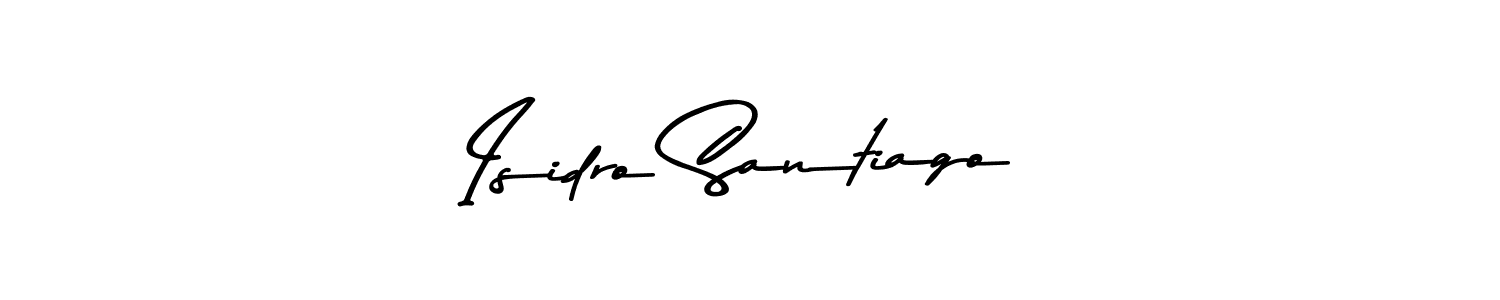 This is the best signature style for the Isidro Santiago name. Also you like these signature font (Asem Kandis PERSONAL USE). Mix name signature. Isidro Santiago signature style 9 images and pictures png