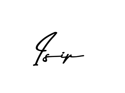 Design your own signature with our free online signature maker. With this signature software, you can create a handwritten (Asem Kandis PERSONAL USE) signature for name Isip. Isip signature style 9 images and pictures png