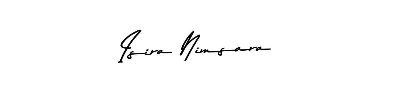 if you are searching for the best signature style for your name Isira Nimsara. so please give up your signature search. here we have designed multiple signature styles  using Asem Kandis PERSONAL USE. Isira Nimsara signature style 9 images and pictures png