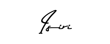 A sleek calligraphic signature for name Isiri utilizing Asem Kandis PERSONAL USE styling. Great for adding personal signatures to photos and art. Isiri signature style 9 images and pictures png