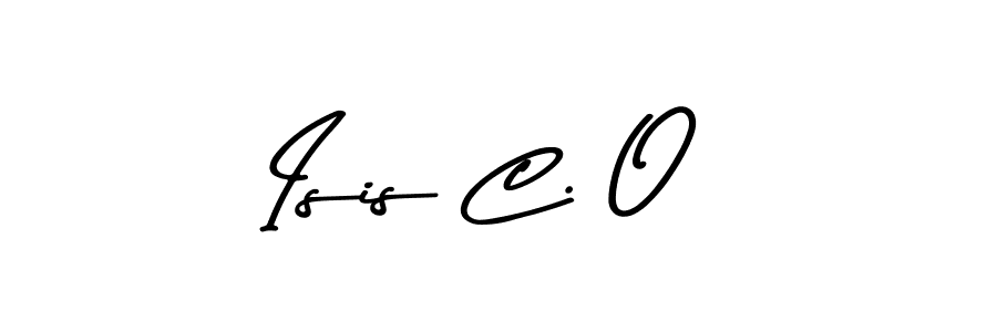 Create a beautiful signature design for name Isis C. O. With this signature (Asem Kandis PERSONAL USE) fonts, you can make a handwritten signature for free. Isis C. O signature style 9 images and pictures png