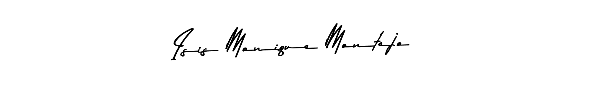 You should practise on your own different ways (Asem Kandis PERSONAL USE) to write your name (Isis Monique Montejo) in signature. don't let someone else do it for you. Isis Monique Montejo signature style 9 images and pictures png