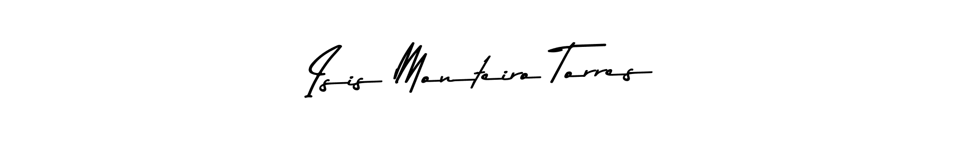 Make a beautiful signature design for name Isis Monteiro Torres. With this signature (Asem Kandis PERSONAL USE) style, you can create a handwritten signature for free. Isis Monteiro Torres signature style 9 images and pictures png