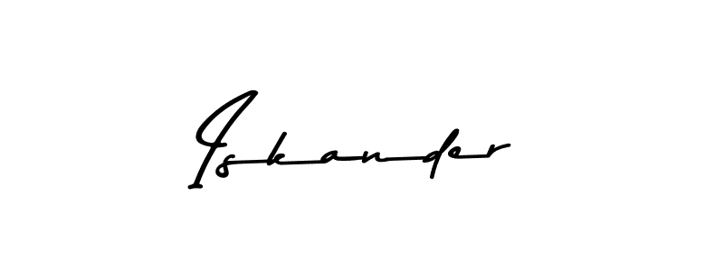 Iskander stylish signature style. Best Handwritten Sign (Asem Kandis PERSONAL USE) for my name. Handwritten Signature Collection Ideas for my name Iskander. Iskander signature style 9 images and pictures png