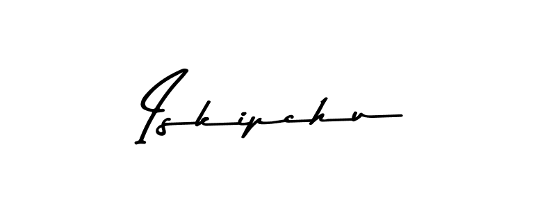 Use a signature maker to create a handwritten signature online. With this signature software, you can design (Asem Kandis PERSONAL USE) your own signature for name Iskipchu. Iskipchu signature style 9 images and pictures png