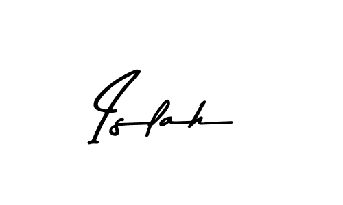 The best way (Asem Kandis PERSONAL USE) to make a short signature is to pick only two or three words in your name. The name Islah include a total of six letters. For converting this name. Islah signature style 9 images and pictures png