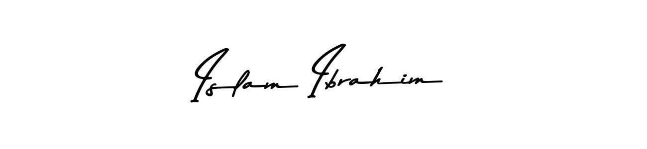 Design your own signature with our free online signature maker. With this signature software, you can create a handwritten (Asem Kandis PERSONAL USE) signature for name Islam Ibrahim. Islam Ibrahim signature style 9 images and pictures png