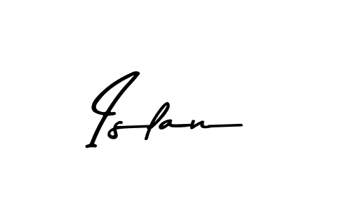 Islan stylish signature style. Best Handwritten Sign (Asem Kandis PERSONAL USE) for my name. Handwritten Signature Collection Ideas for my name Islan. Islan signature style 9 images and pictures png