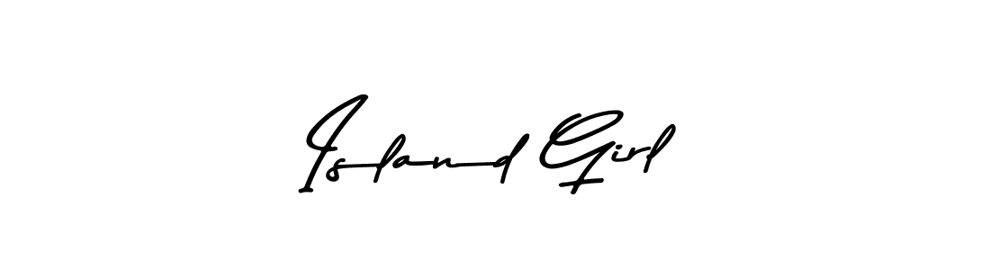 Use a signature maker to create a handwritten signature online. With this signature software, you can design (Asem Kandis PERSONAL USE) your own signature for name Island Girl. Island Girl signature style 9 images and pictures png