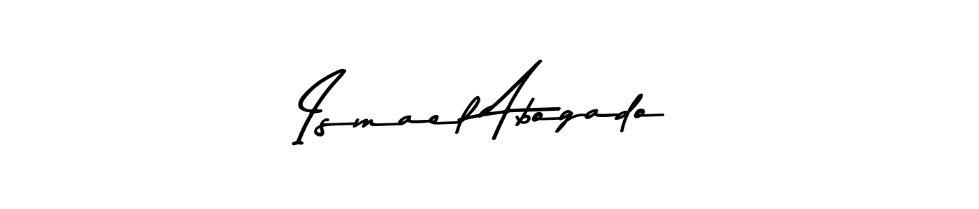 Also You can easily find your signature by using the search form. We will create Ismael Abogado name handwritten signature images for you free of cost using Asem Kandis PERSONAL USE sign style. Ismael Abogado signature style 9 images and pictures png