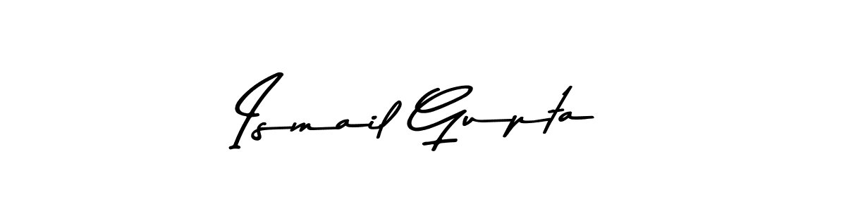 Asem Kandis PERSONAL USE is a professional signature style that is perfect for those who want to add a touch of class to their signature. It is also a great choice for those who want to make their signature more unique. Get Ismail Gupta name to fancy signature for free. Ismail Gupta signature style 9 images and pictures png