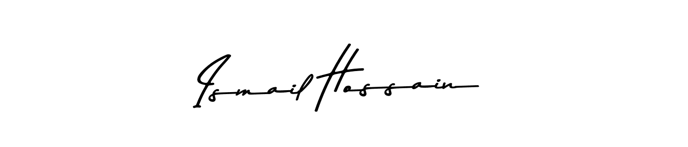 Create a beautiful signature design for name Ismail Hossain. With this signature (Asem Kandis PERSONAL USE) fonts, you can make a handwritten signature for free. Ismail Hossain signature style 9 images and pictures png