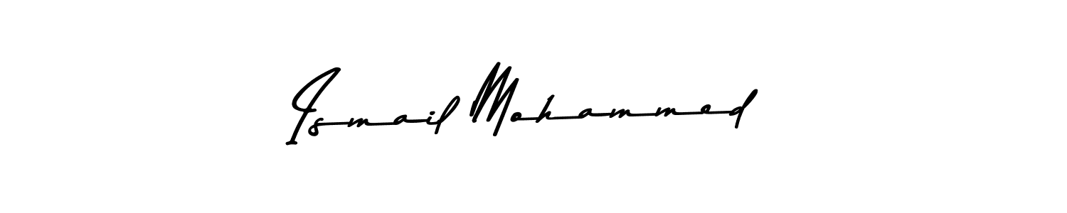 Design your own signature with our free online signature maker. With this signature software, you can create a handwritten (Asem Kandis PERSONAL USE) signature for name Ismail Mohammed. Ismail Mohammed signature style 9 images and pictures png