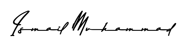 Download transparent PNG signature for name Ismail Muhammad styled with Asem Kandis PERSONAL USE font. Ready to paste directly into PDF and Word agreements. Ismail Muhammad signature style 9 images and pictures png