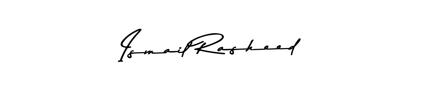 The best way (Asem Kandis PERSONAL USE) to make a short signature is to pick only two or three words in your name. The name Ismail Rasheed include a total of six letters. For converting this name. Ismail Rasheed signature style 9 images and pictures png
