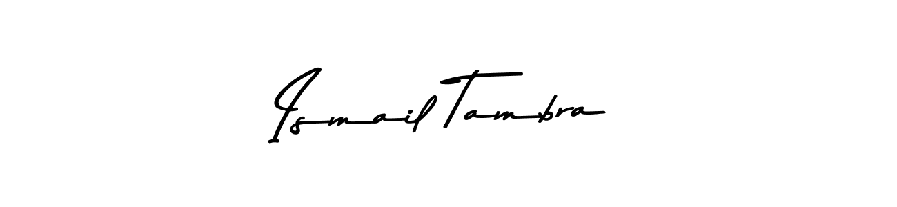 You should practise on your own different ways (Asem Kandis PERSONAL USE) to write your name (Ismail Tambra) in signature. don't let someone else do it for you. Ismail Tambra signature style 9 images and pictures png