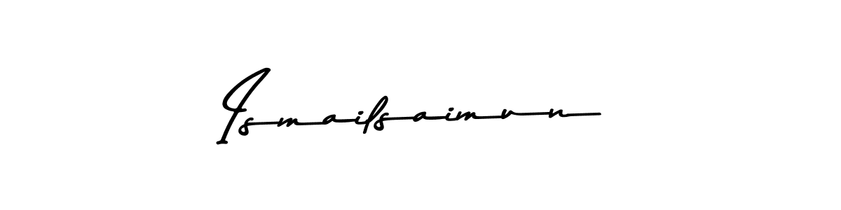 You should practise on your own different ways (Asem Kandis PERSONAL USE) to write your name (Ismailsaimun) in signature. don't let someone else do it for you. Ismailsaimun signature style 9 images and pictures png