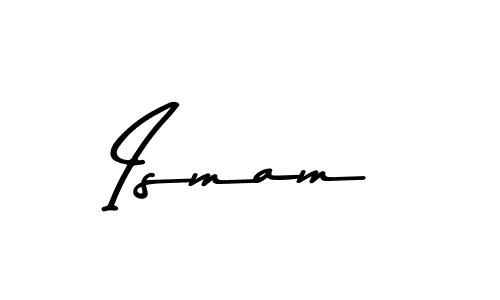 Make a beautiful signature design for name Ismam. With this signature (Asem Kandis PERSONAL USE) style, you can create a handwritten signature for free. Ismam signature style 9 images and pictures png