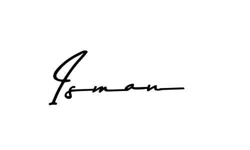 Also You can easily find your signature by using the search form. We will create Isman name handwritten signature images for you free of cost using Asem Kandis PERSONAL USE sign style. Isman signature style 9 images and pictures png