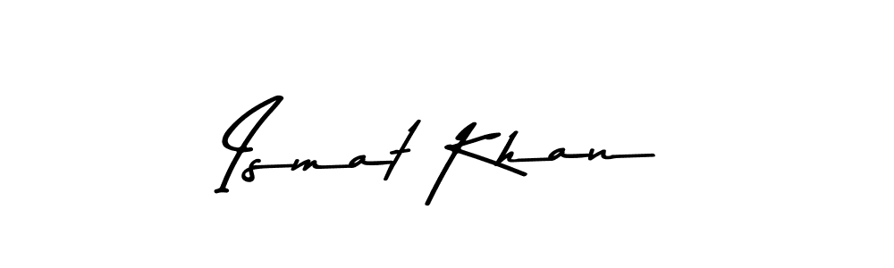 You should practise on your own different ways (Asem Kandis PERSONAL USE) to write your name (Ismat Khan) in signature. don't let someone else do it for you. Ismat Khan signature style 9 images and pictures png