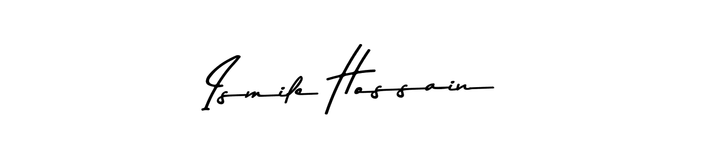 This is the best signature style for the Ismile Hossain name. Also you like these signature font (Asem Kandis PERSONAL USE). Mix name signature. Ismile Hossain signature style 9 images and pictures png