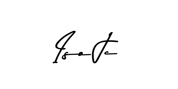 How to make Iso Jc name signature. Use Asem Kandis PERSONAL USE style for creating short signs online. This is the latest handwritten sign. Iso Jc signature style 9 images and pictures png