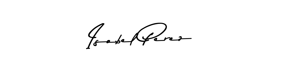 Design your own signature with our free online signature maker. With this signature software, you can create a handwritten (Asem Kandis PERSONAL USE) signature for name Isobel Perez. Isobel Perez signature style 9 images and pictures png