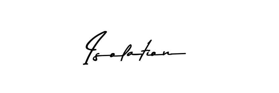 Similarly Asem Kandis PERSONAL USE is the best handwritten signature design. Signature creator online .You can use it as an online autograph creator for name Isolation. Isolation signature style 9 images and pictures png