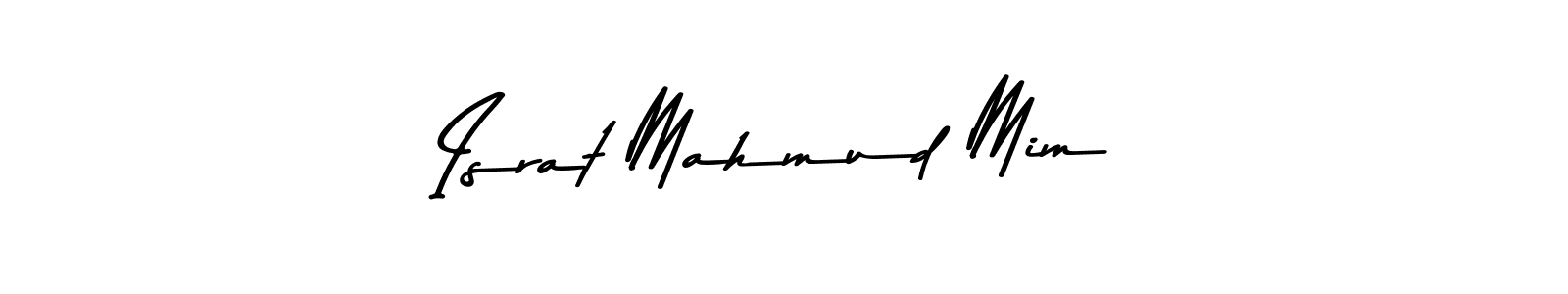 This is the best signature style for the Israt Mahmud Mim name. Also you like these signature font (Asem Kandis PERSONAL USE). Mix name signature. Israt Mahmud Mim signature style 9 images and pictures png