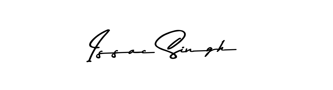 How to make Issac Singh name signature. Use Asem Kandis PERSONAL USE style for creating short signs online. This is the latest handwritten sign. Issac Singh signature style 9 images and pictures png