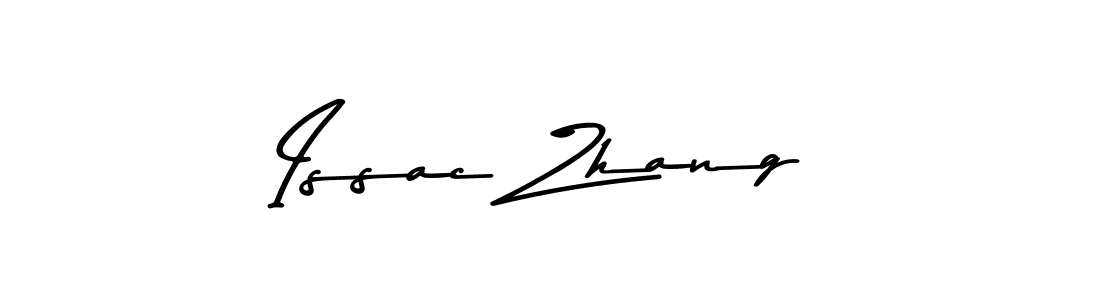 Make a beautiful signature design for name Issac Zhang. With this signature (Asem Kandis PERSONAL USE) style, you can create a handwritten signature for free. Issac Zhang signature style 9 images and pictures png