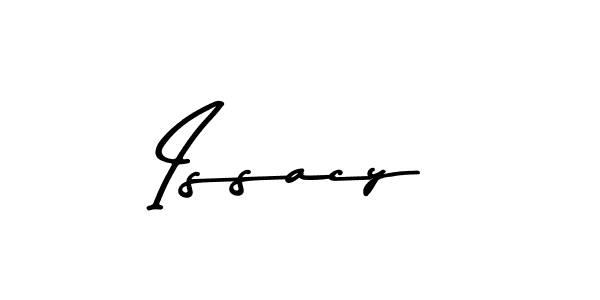 Create a beautiful signature design for name Issacy. With this signature (Asem Kandis PERSONAL USE) fonts, you can make a handwritten signature for free. Issacy signature style 9 images and pictures png