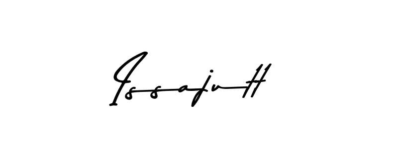 How to make Issajutt name signature. Use Asem Kandis PERSONAL USE style for creating short signs online. This is the latest handwritten sign. Issajutt signature style 9 images and pictures png