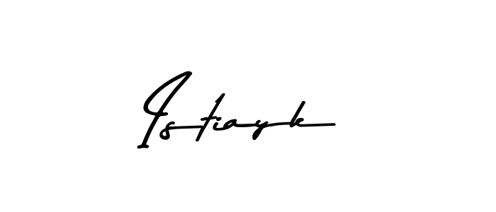 How to make Istiayk signature? Asem Kandis PERSONAL USE is a professional autograph style. Create handwritten signature for Istiayk name. Istiayk signature style 9 images and pictures png