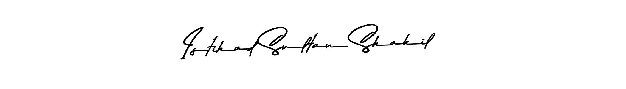 How to make Istihad Sultan Shakil name signature. Use Asem Kandis PERSONAL USE style for creating short signs online. This is the latest handwritten sign. Istihad Sultan Shakil signature style 9 images and pictures png