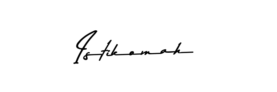 Use a signature maker to create a handwritten signature online. With this signature software, you can design (Asem Kandis PERSONAL USE) your own signature for name Istikomah. Istikomah signature style 9 images and pictures png