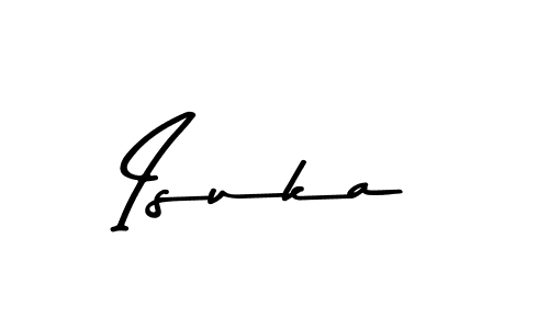 Design your own signature with our free online signature maker. With this signature software, you can create a handwritten (Asem Kandis PERSONAL USE) signature for name Isuka. Isuka signature style 9 images and pictures png