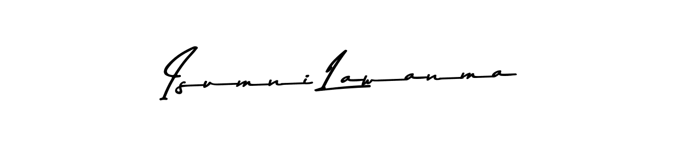 Isumni Lawanma stylish signature style. Best Handwritten Sign (Asem Kandis PERSONAL USE) for my name. Handwritten Signature Collection Ideas for my name Isumni Lawanma. Isumni Lawanma signature style 9 images and pictures png
